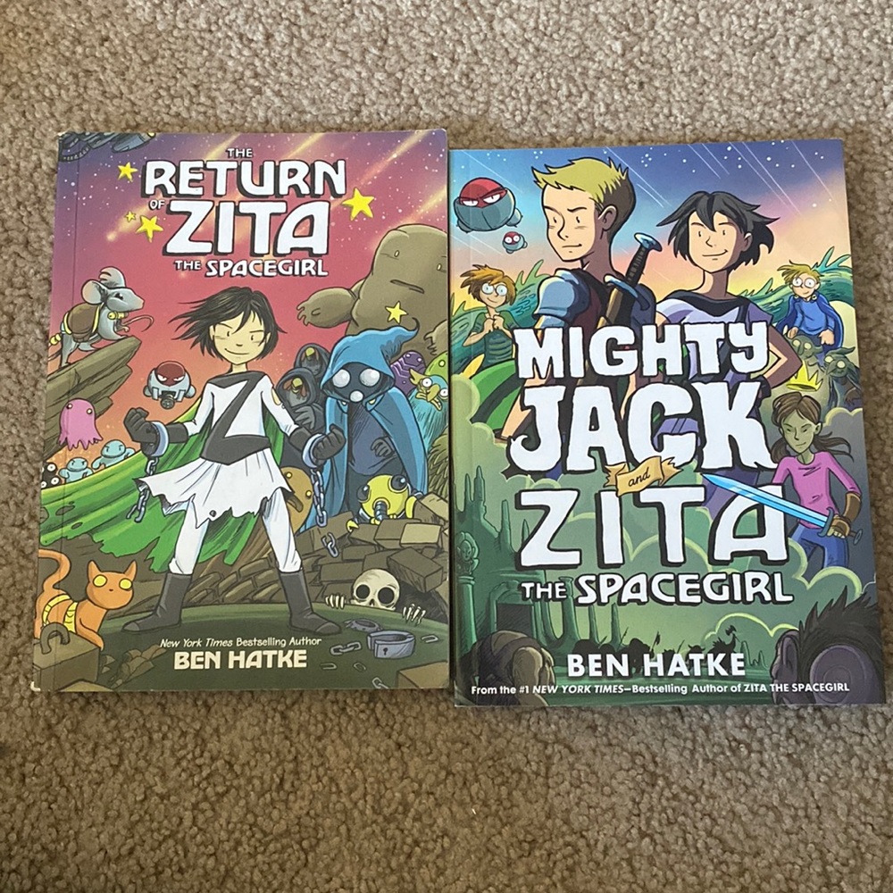 2 Zita the Spacegirl books by Ben Hatke